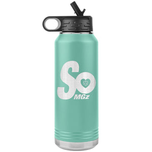 SoMattyGameZ Logo 32oz Vacuum Tumbler - Teal - Tumblers