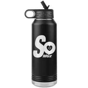 SoMattyGameZ Logo 32oz Vacuum Tumbler - Black - Tumblers