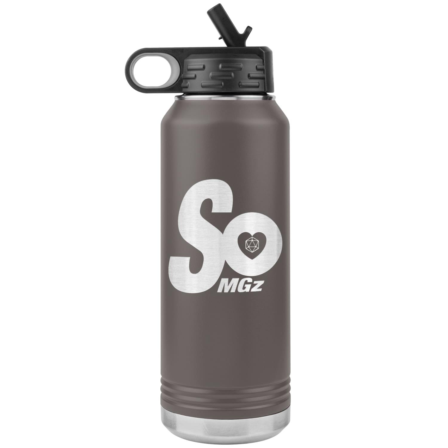 SoMattyGameZ Logo 32oz Vacuum Tumbler - Pewter - Tumblers
