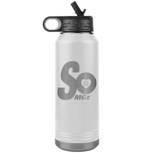 SoMattyGameZ Logo 32oz Vacuum Tumbler - White - Tumblers
