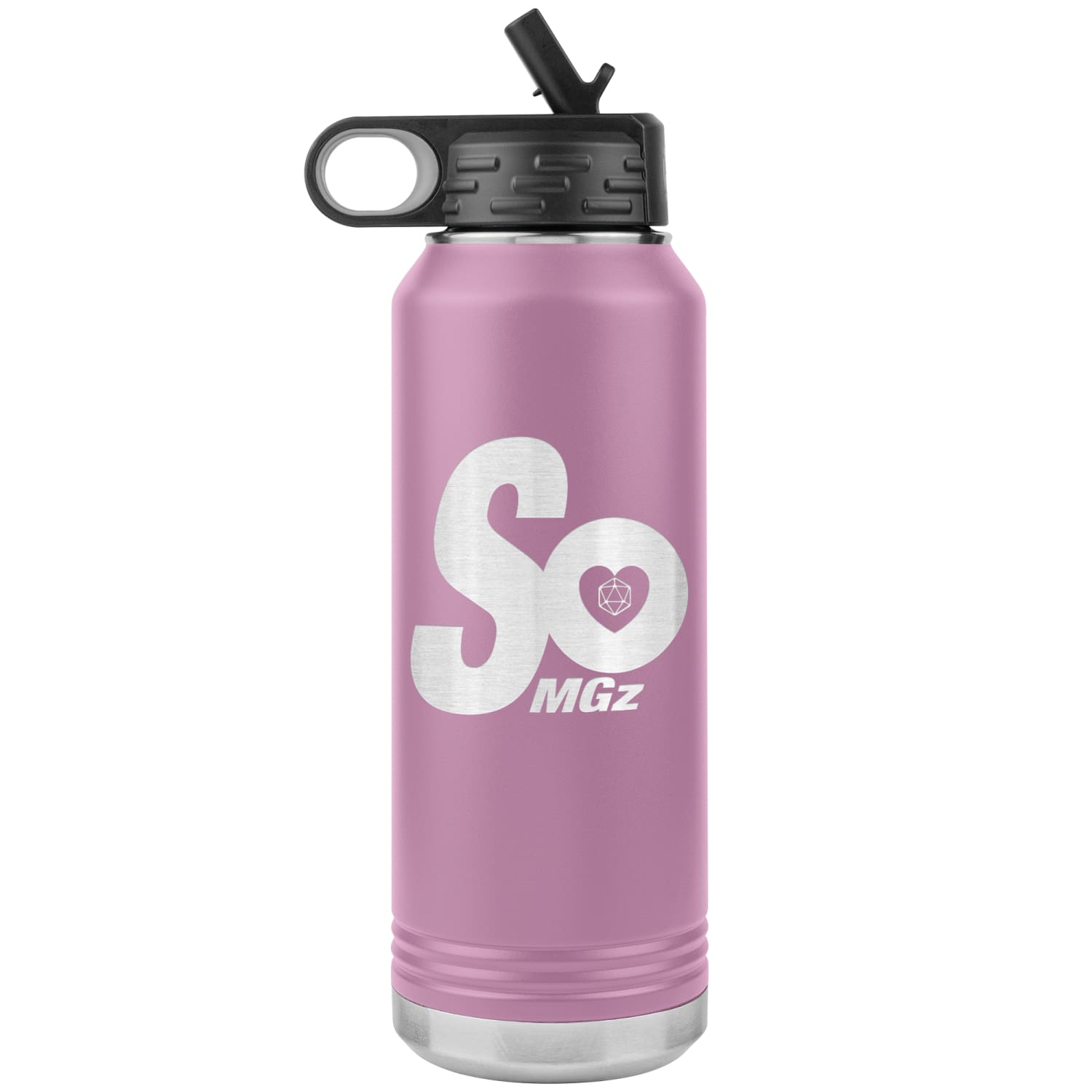 SoMattyGameZ Logo 32oz Vacuum Tumbler - Light Purple - Tumblers