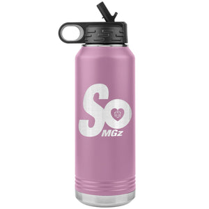 SoMattyGameZ Logo 32oz Vacuum Tumbler - Light Purple - Tumblers