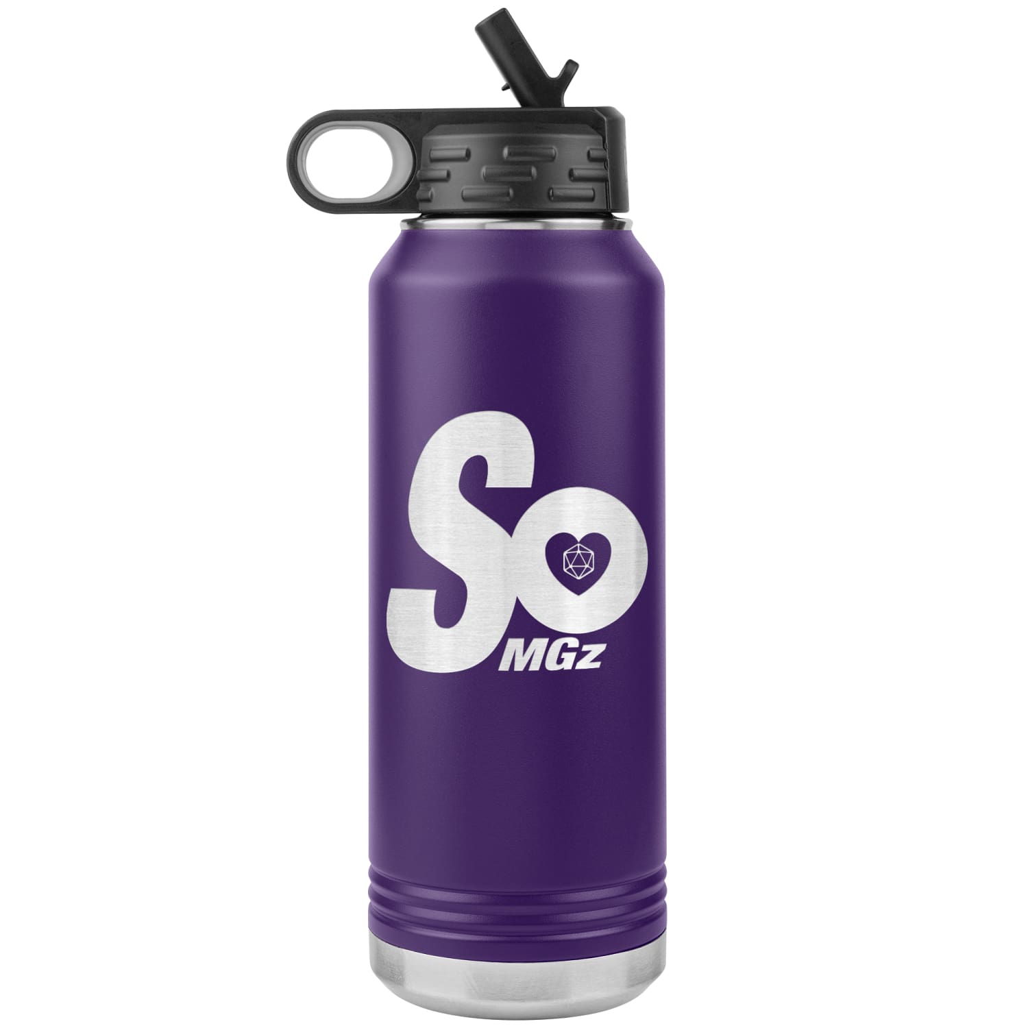 SoMattyGameZ Logo 32oz Vacuum Tumbler - Purple - Tumblers