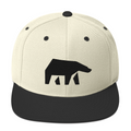 SoulBearRPG Black Bear Logo Snapback Cap - Natural/ Black
