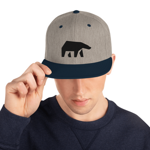 SoulBearRPG Black Bear Logo Snapback Cap