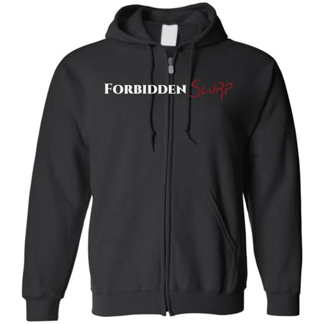 SoulBearRPG Forbidden Slurp Unisex Zip Hoodie - Black / S