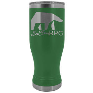 SoulBearRPG Signature Bear Logo 20oz Boho Vacuum Tumbler - Green - Tumblers
