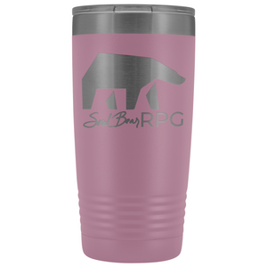 SoulBearRPG Signature Bear Logo 20oz Vacuum Tumbler - Light Purple - Tumblers
