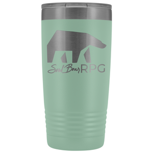 SoulBearRPG Signature Bear Logo 20oz Vacuum Tumbler - Teal - Tumblers
