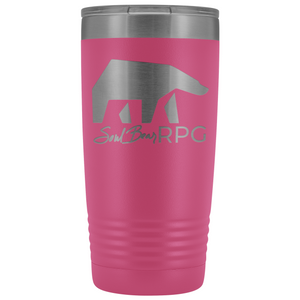 SoulBearRPG Signature Bear Logo 20oz Vacuum Tumbler - Pink - Tumblers