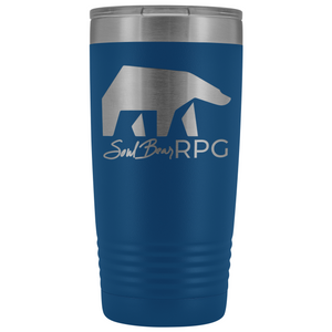 SoulBearRPG Signature Bear Logo 20oz Vacuum Tumbler - Blue - Tumblers