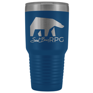 SoulBearRPG Signature Bear Logo 30oz Vacuum Tumbler - Blue - Tumblers