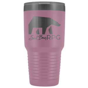 SoulBearRPG Signature Bear Logo 30oz Vacuum Tumbler - Light Purple - Tumblers
