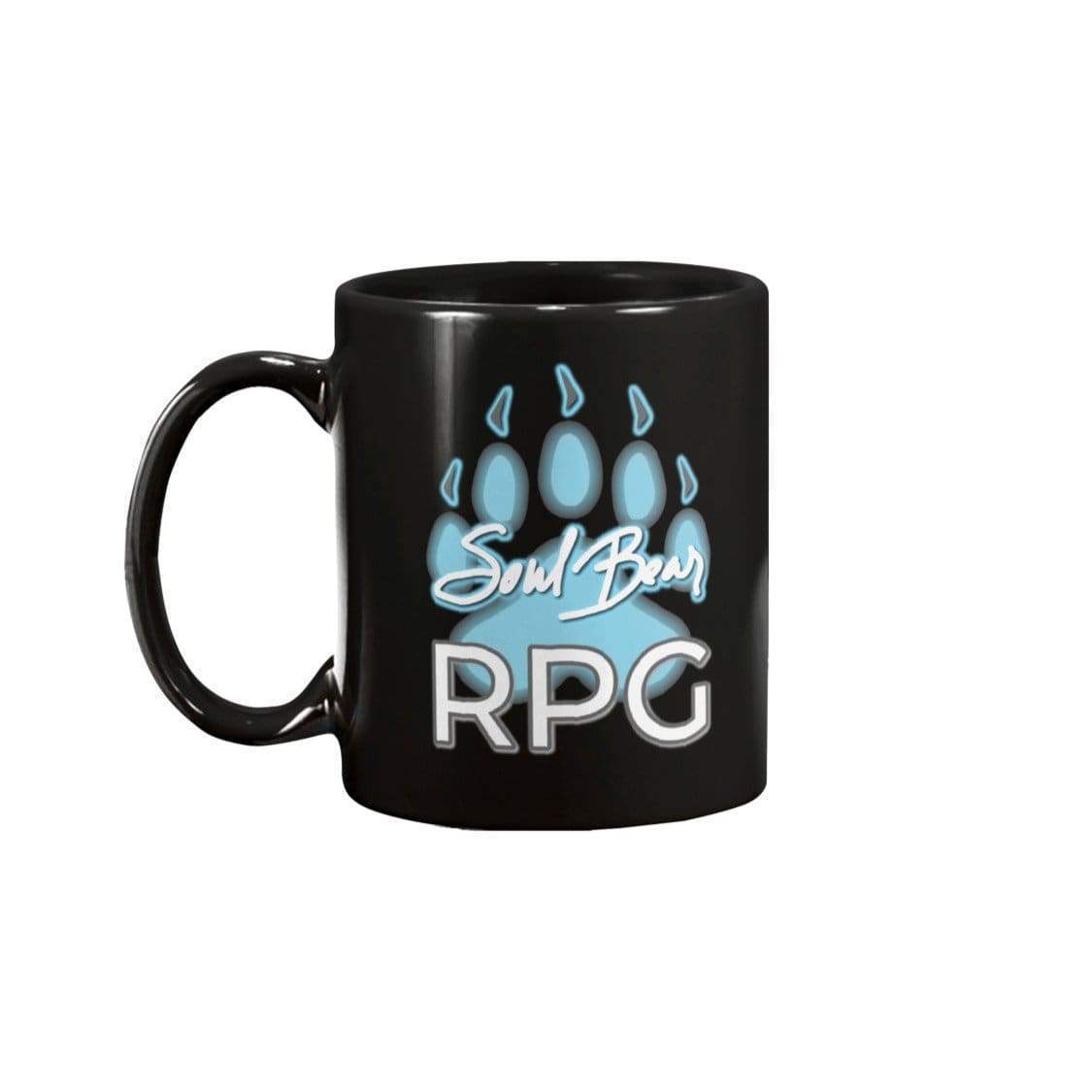 SoulBearRPG Signature Paw Logo 15oz Coffee Mug - Black / 15OZ - Mugs