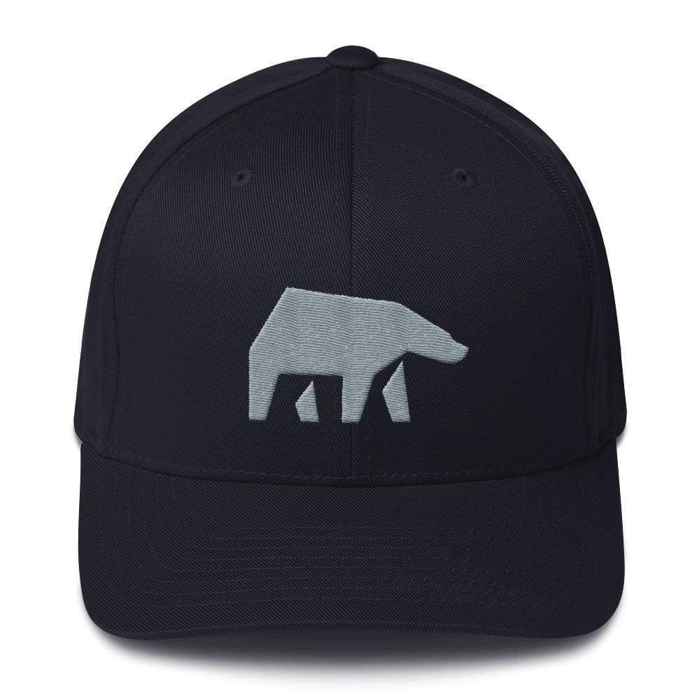SBRPG SoulBearRPG Bear Logo Structured Twill Cap - Dark Navy / S/M
