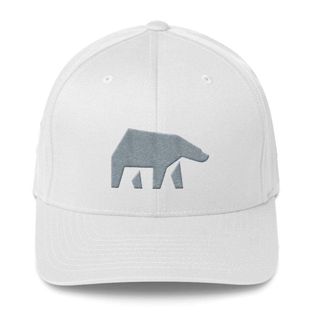 SBRPG SoulBearRPG Bear Logo Structured Twill Cap - White / S/M