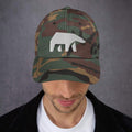 SoulBearRPG White Bear Logo Classic Dad Cap - Green Camo - SoulBearRPG