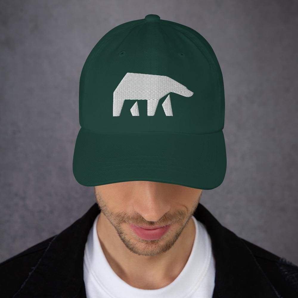 SoulBearRPG White Bear Logo Classic Dad Cap - Spruce - SoulBearRPG