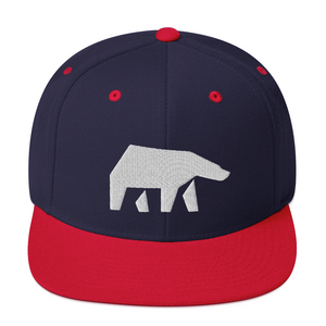 SoulBearRPG White Bear Logo Snapback Cap - SoulBearRPG
