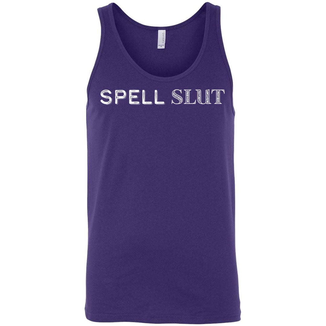 Spell Slut Unisex Premium Tank - Team Purple / S