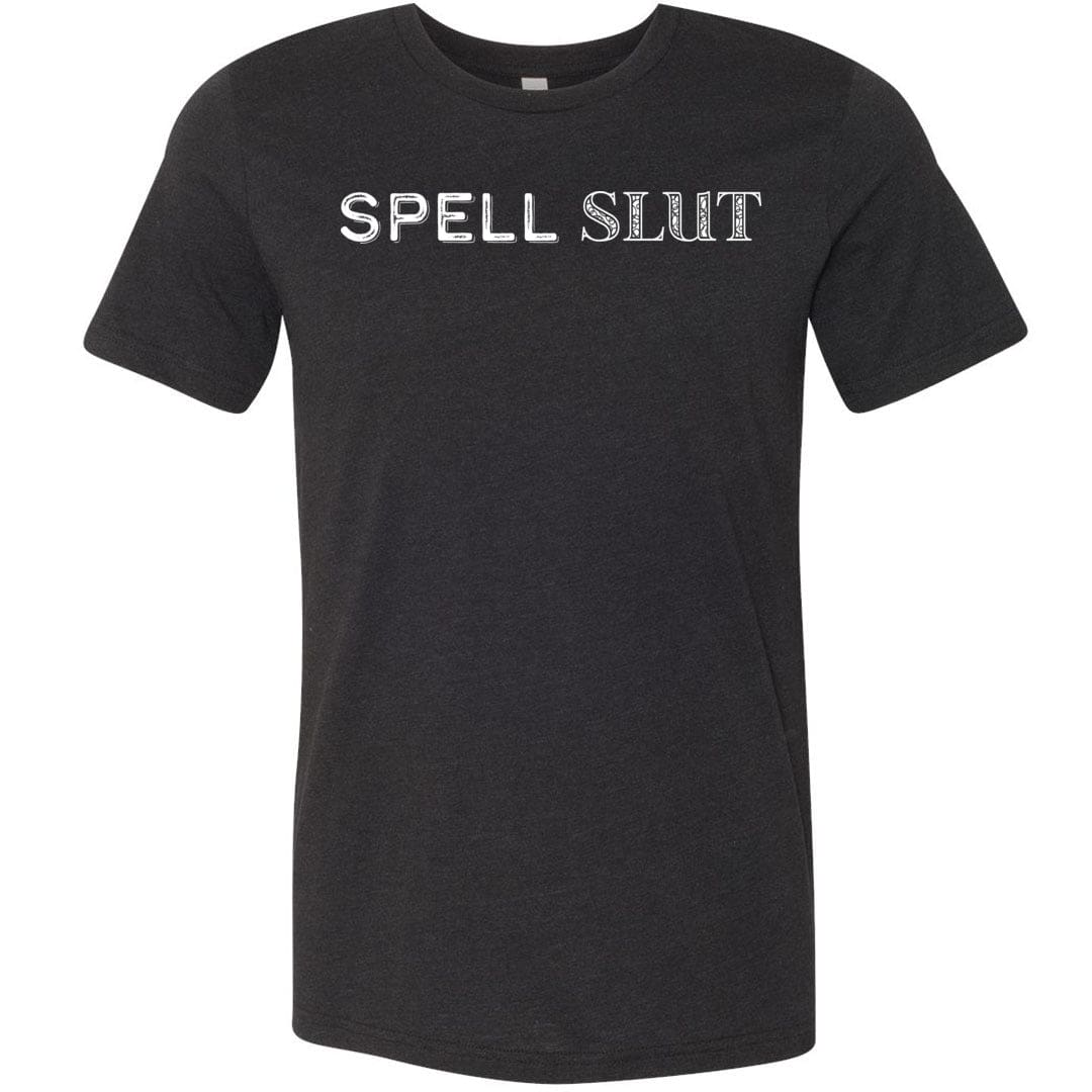 Spell Slut Unisex Premium Tee - Black Heather / XS