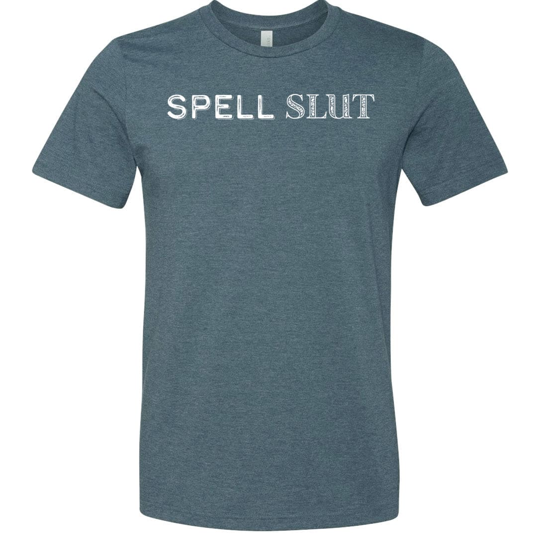 Spell Slut Unisex Premium Tee - Heather Slate / XS