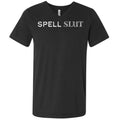 Spell Slut Unisex Premium V-Neck Tee - Dark Grey / S