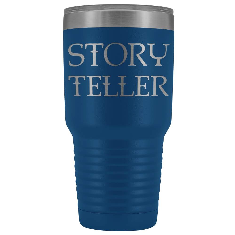 Story Teller 30oz Vacuum Tumbler - Blue - Tumblers