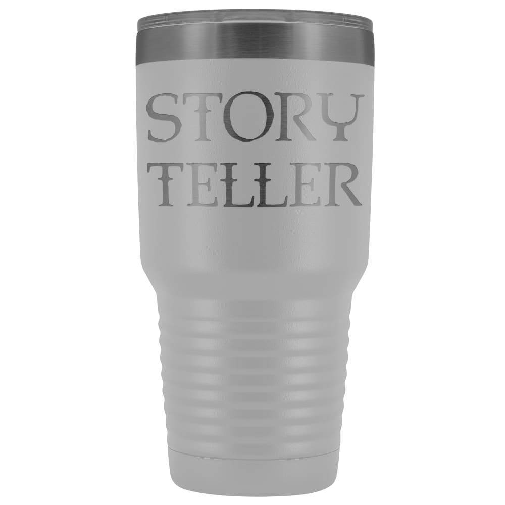 Story Teller 30oz Vacuum Tumbler - White - Tumblers
