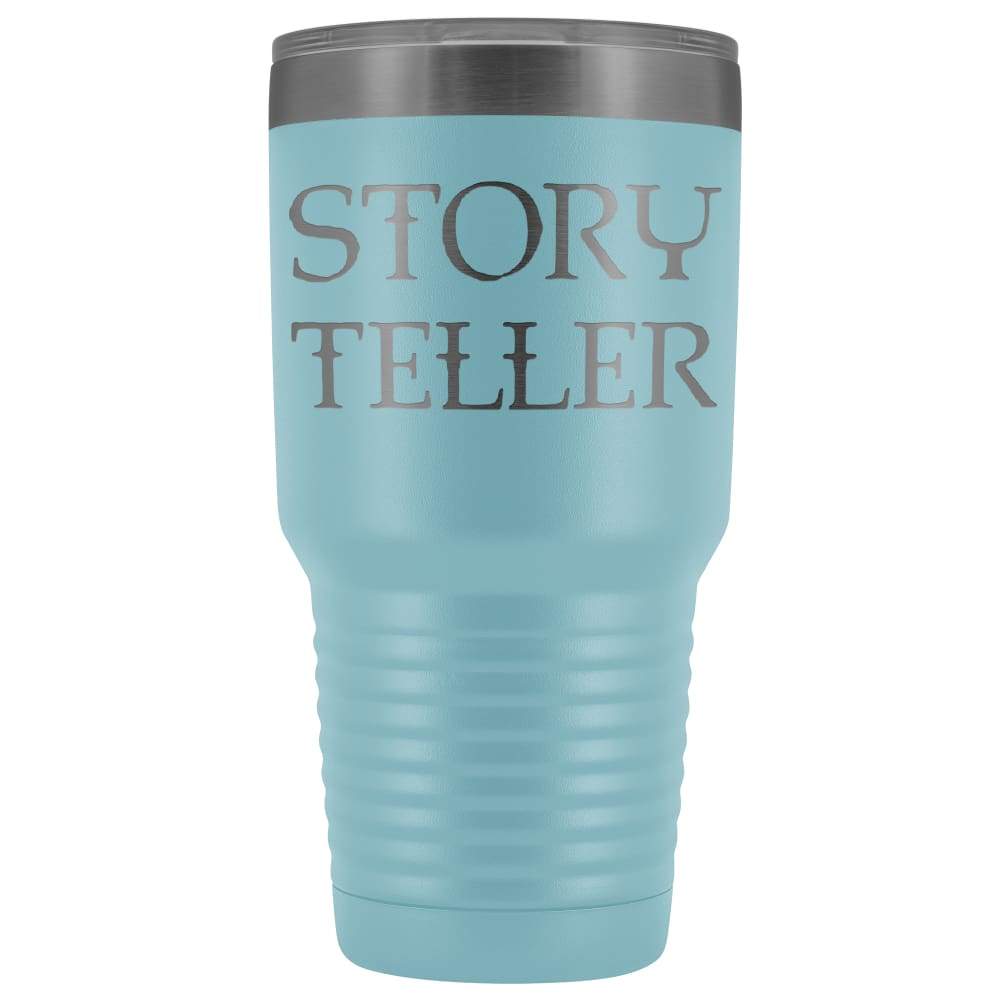 Story Teller 30oz Vacuum Tumbler - Light Blue - Tumblers