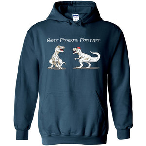 T-Rex Best Friends Forever TS Unisex Pullover Hoodie - Legion Blue / S