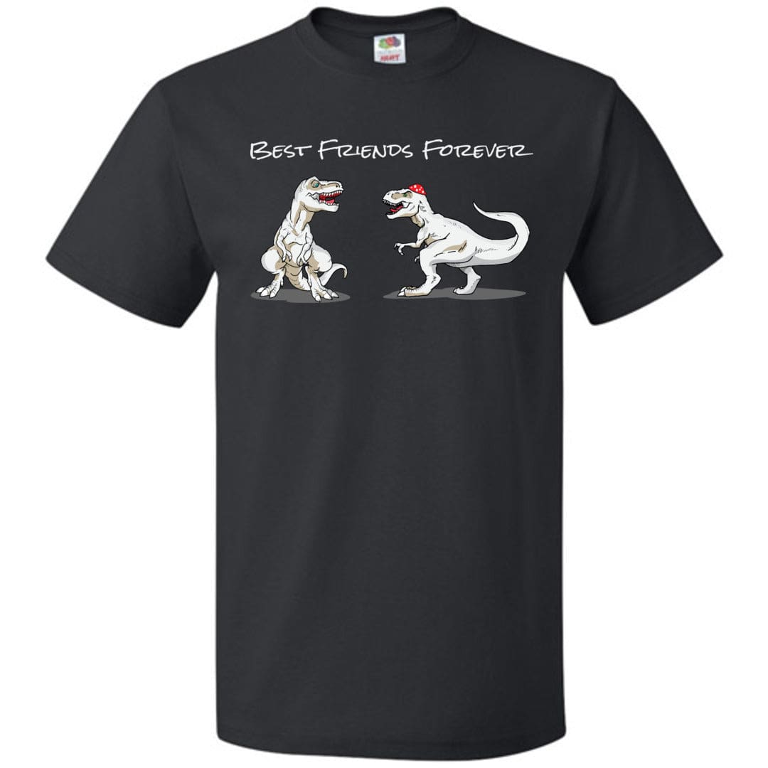 T-Rex Best Friends Forever Unisex Classic Tee - Black / S