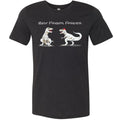 T-Rex Best Friends Forever Unisex Premium Tee - Black Heather / XS