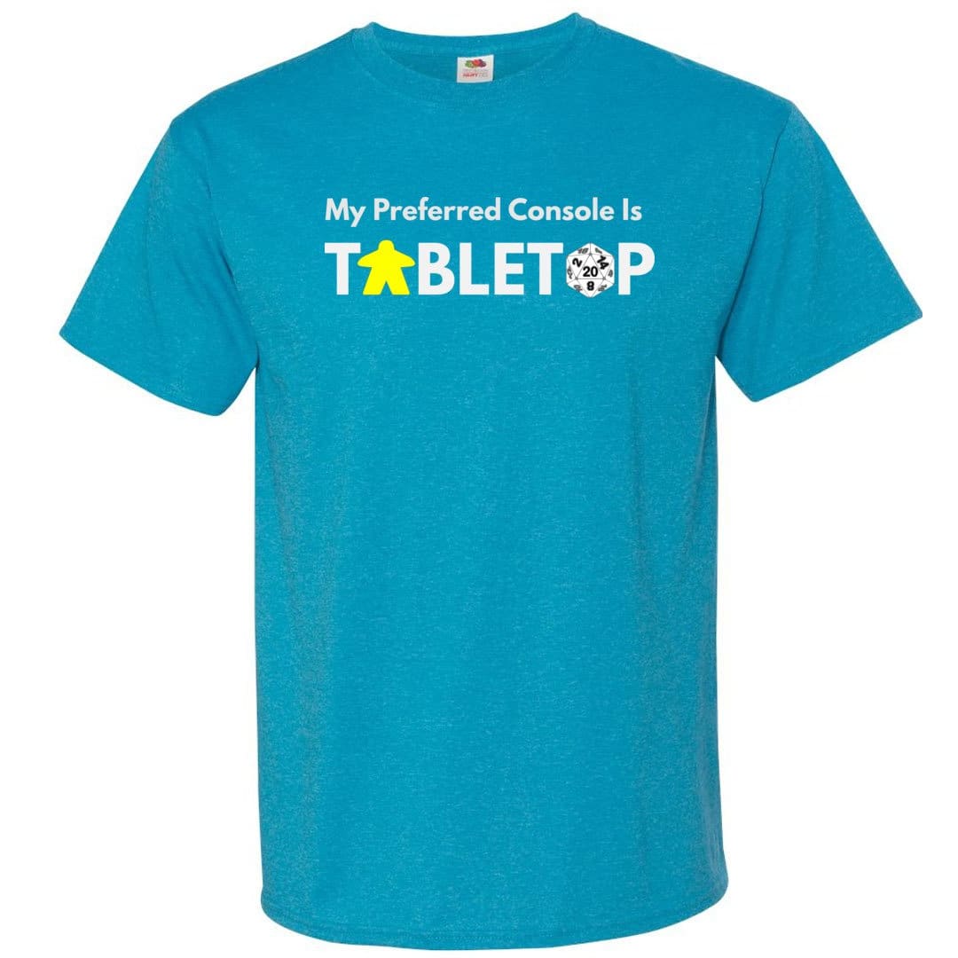 Tabletop Preferred Unisex Classic Tee - Turquoise Heather / S