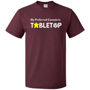 Tabletop Preferred Unisex Classic Tee - Maroon / S