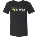 Tabletop Preferred Unisex Premium Tee - Black Heather / XS