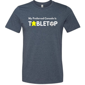 Tabletop Preferred Unisex Premium Tee - Heather Navy / XS