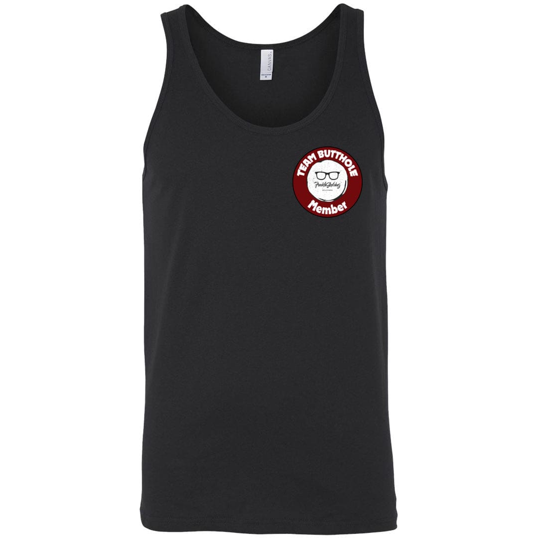 Team Butthole Member Unisex Premium Tank - Black / S