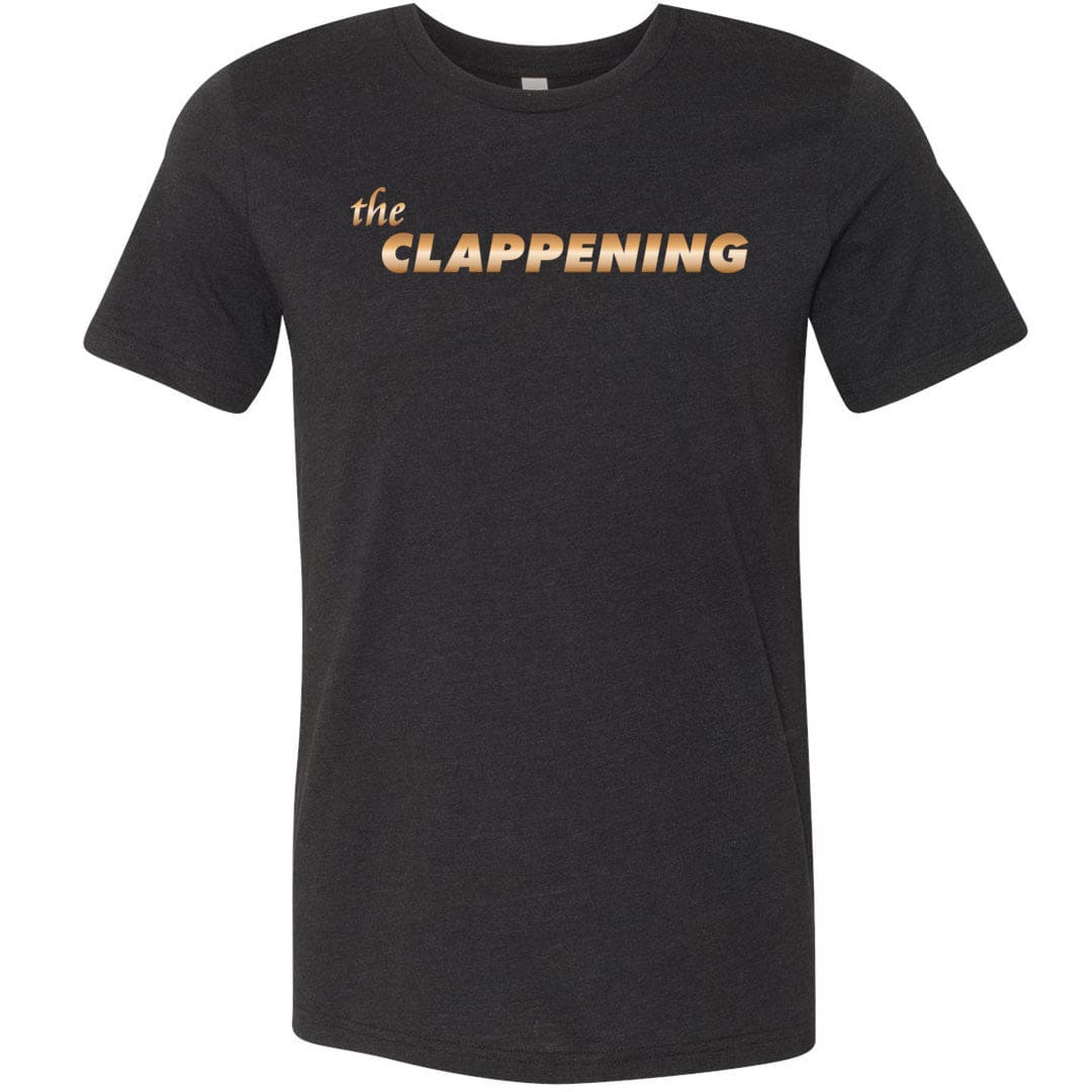 The Clappening Unisex Premium Tee - Black Heather / XS