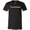 The Clappening Unisex Premium V-Neck Tee - Black / S