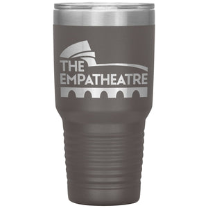 The Empatheatre Logo 30oz Vacuum Tumbler - Pewter - Tumblers