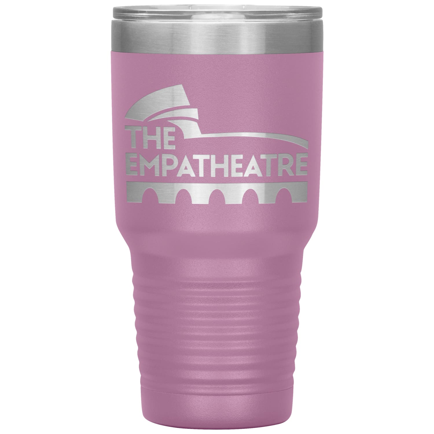 The Empatheatre Logo 30oz Vacuum Tumbler - Light Purple - Tumblers