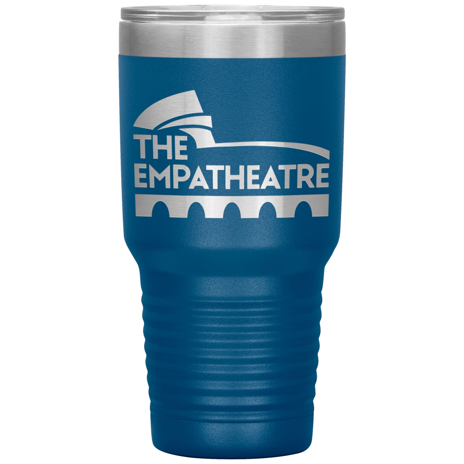 The Empatheatre Logo 30oz Vacuum Tumbler - Blue - Tumblers