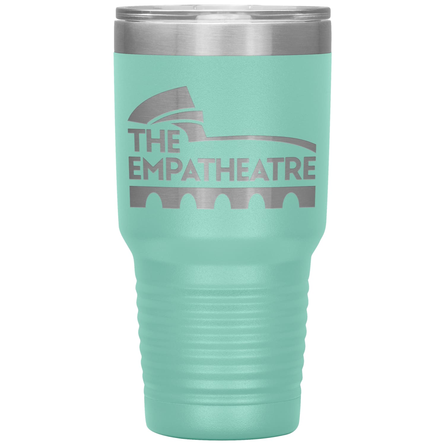 The Empatheatre Logo 30oz Vacuum Tumbler - Teal - Tumblers
