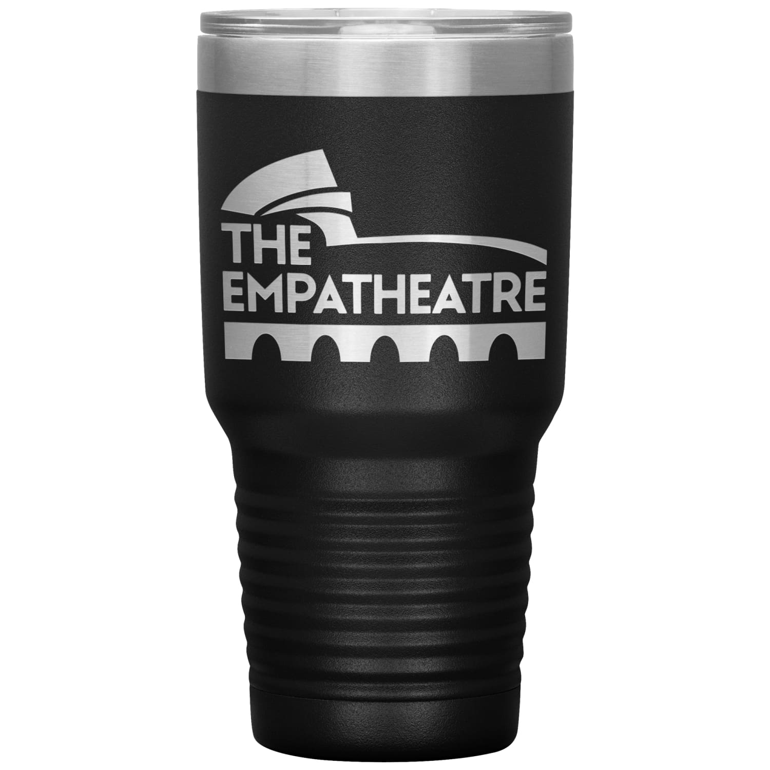 The Empatheatre Logo 30oz Vacuum Tumbler - Black - Tumblers