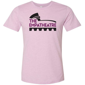 The Empatheatre Logo Purple/Black Unisex Premium Tee - Heather Prism Lilac / XS