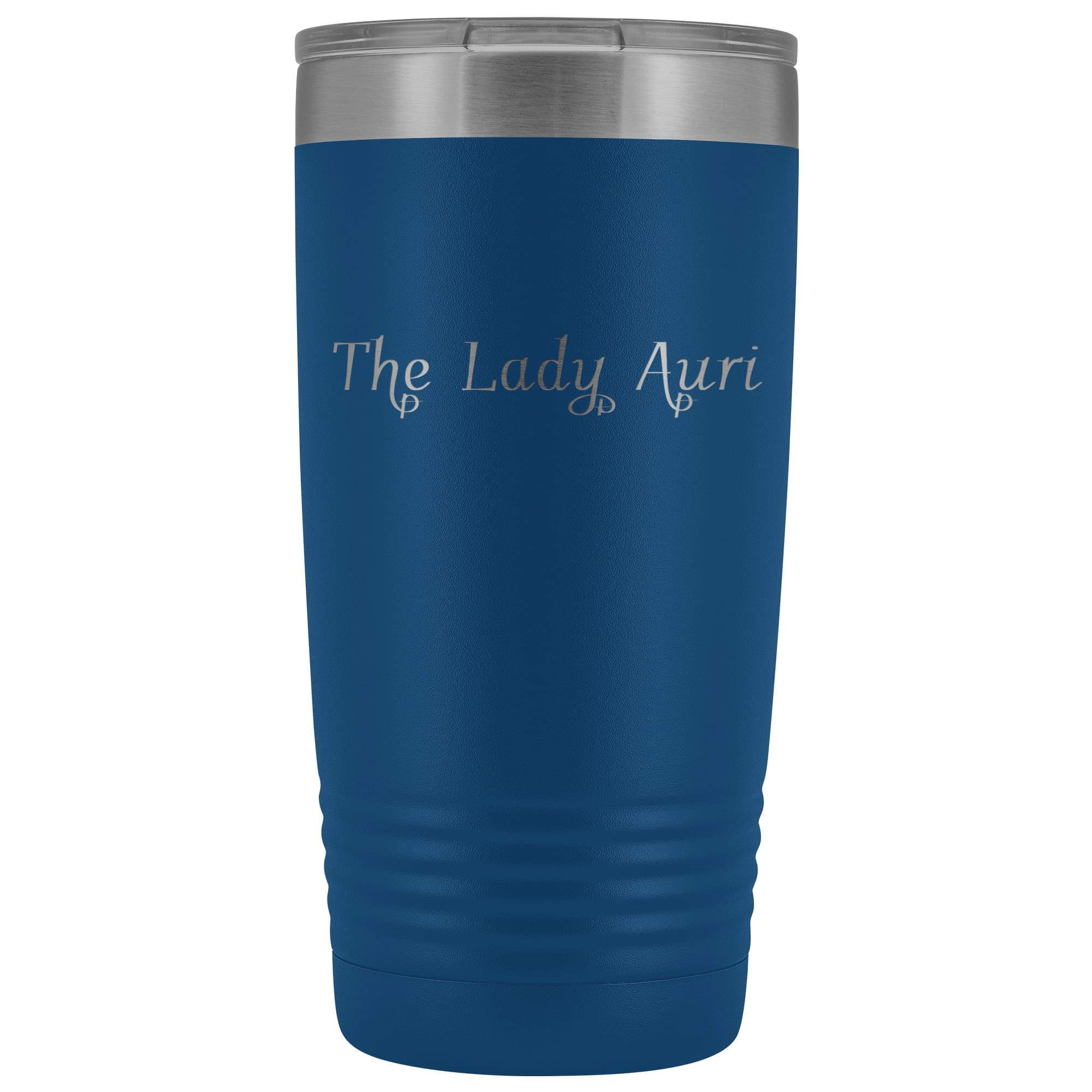 The Lady Auri - The Lady Auri 20oz Vacuum Tumbler - Blue - Tumblers
