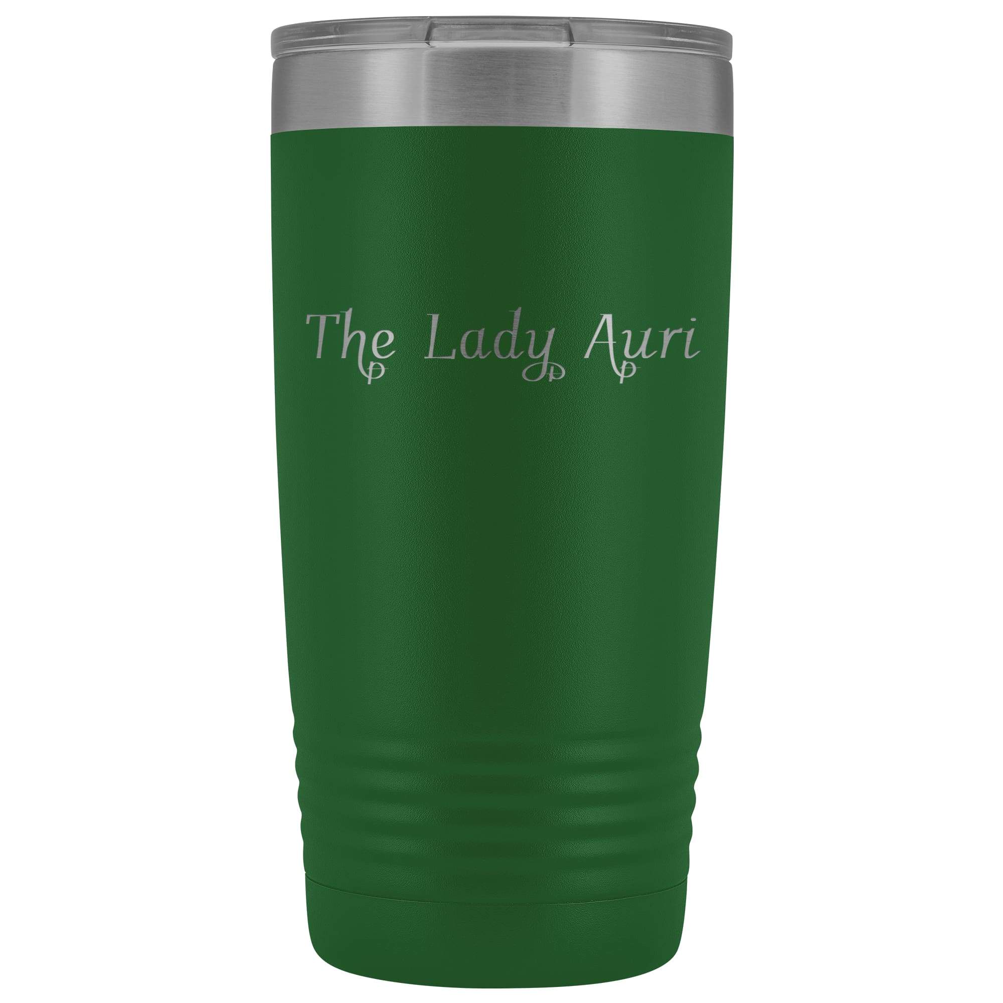 The Lady Auri - The Lady Auri 20oz Vacuum Tumbler - Green - Tumblers