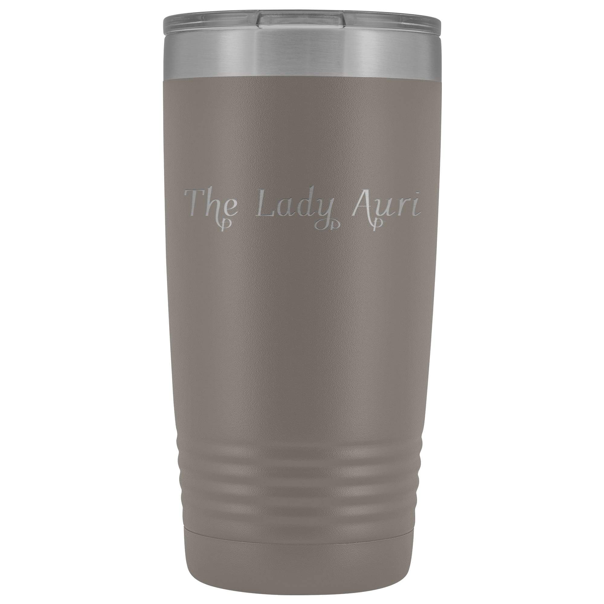 The Lady Auri - The Lady Auri 20oz Vacuum Tumbler - Pewter - Tumblers