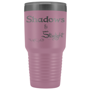 The Lady Auri - Shadows & Starlight 30oz Vacuum Tumbler - Light Purple - The Lady Auri